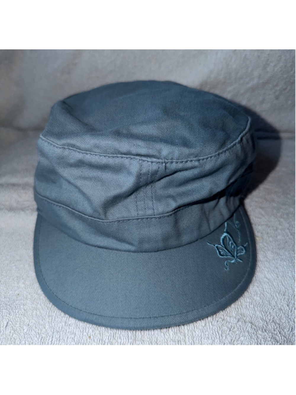 NOS Women’s Small Vintage Y2K Hot Topic Butterfly Embroidered Cotton Hat Cap